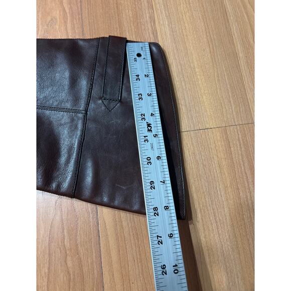 Coach Joele Q496 Leather Riding Boots Brown Womens Size 9.5B - Picture 13 of 15